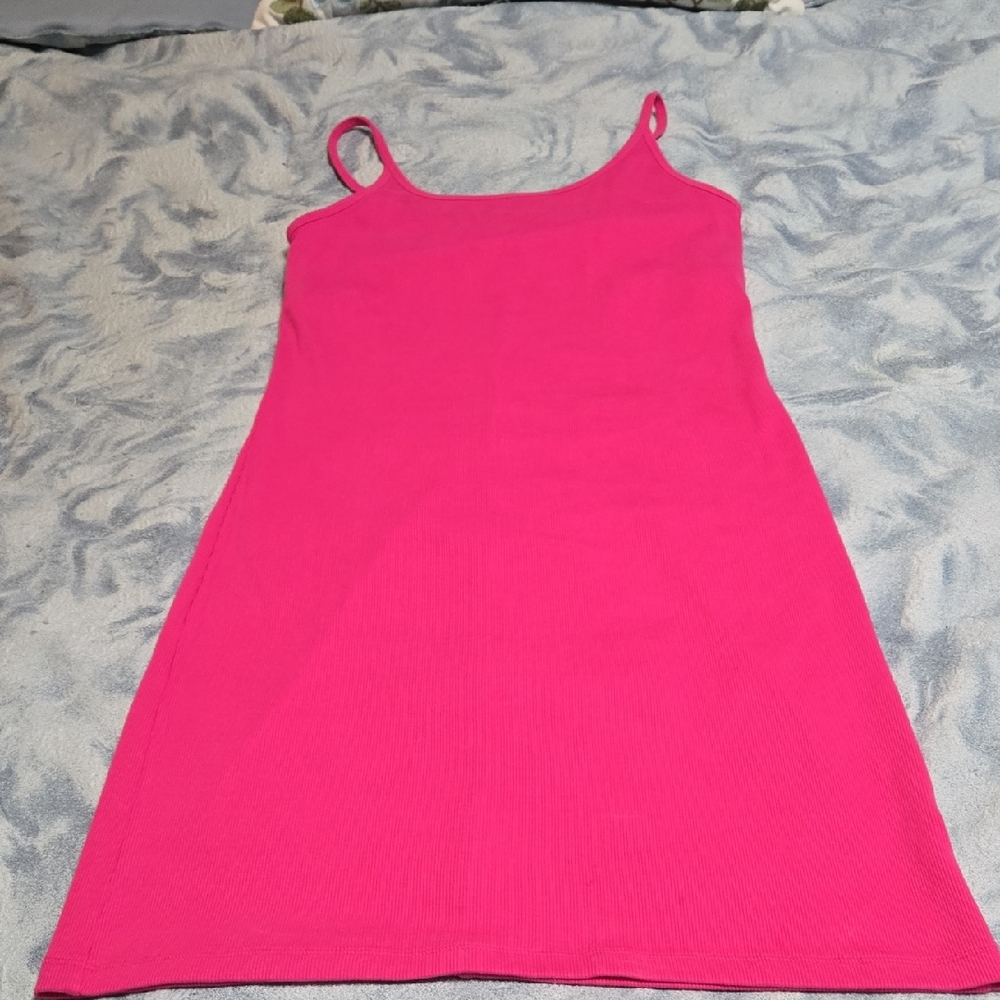 Old Navy Fitted Rib Knit Cami Dress With Comfortable Stretch
